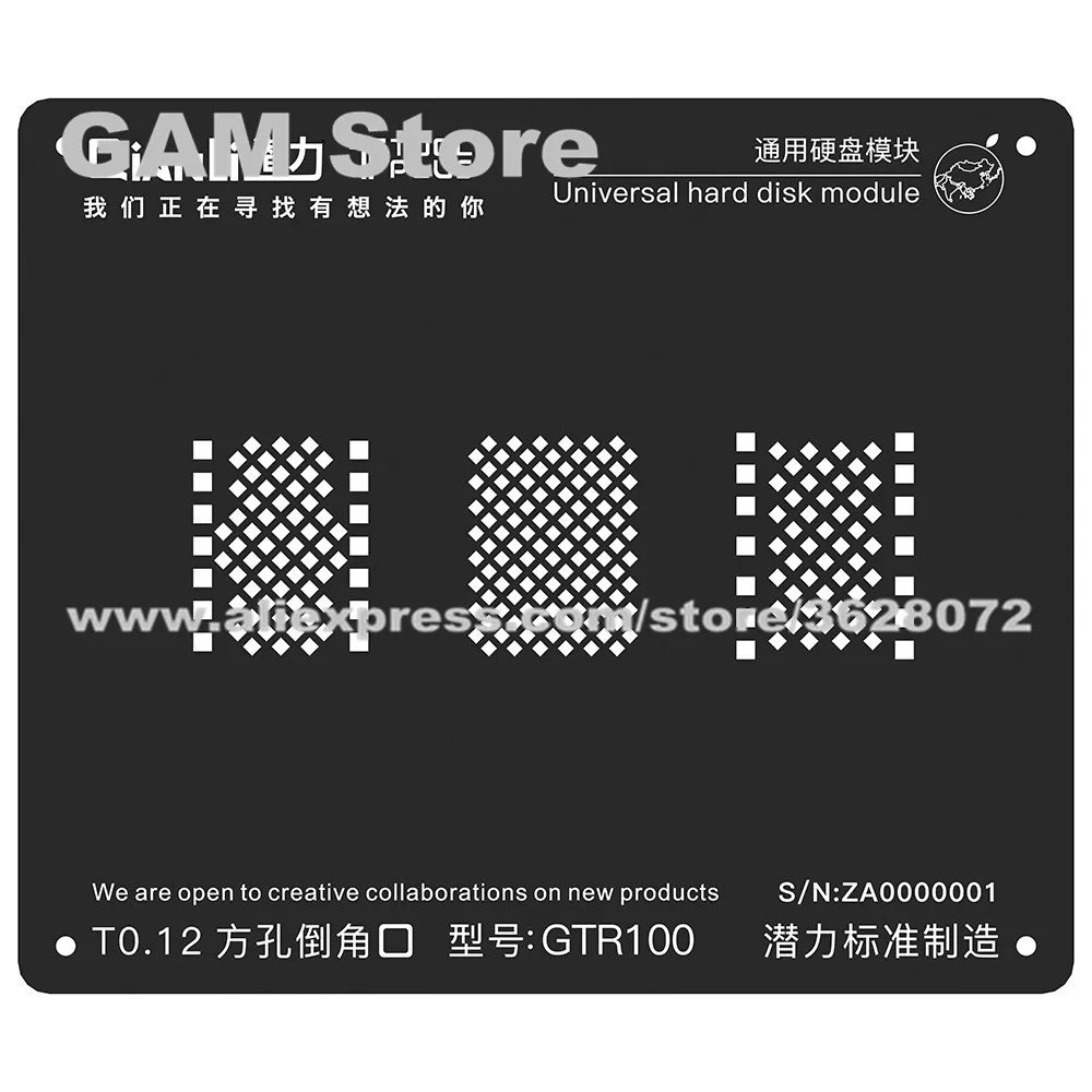 Трафарет для iPhone 6 6Plus 6SP 7 7P 8 8P X Nand с флэш-чипом BGA Шлифовальные Контакты IC