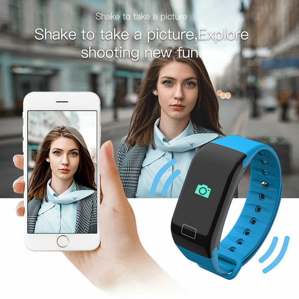 F1 Plus умный Браслет цветной экран Smartband IP67 водонепроницаемый браслет спортивный фитнес-трекер монитор сердечного ритма трекер сна