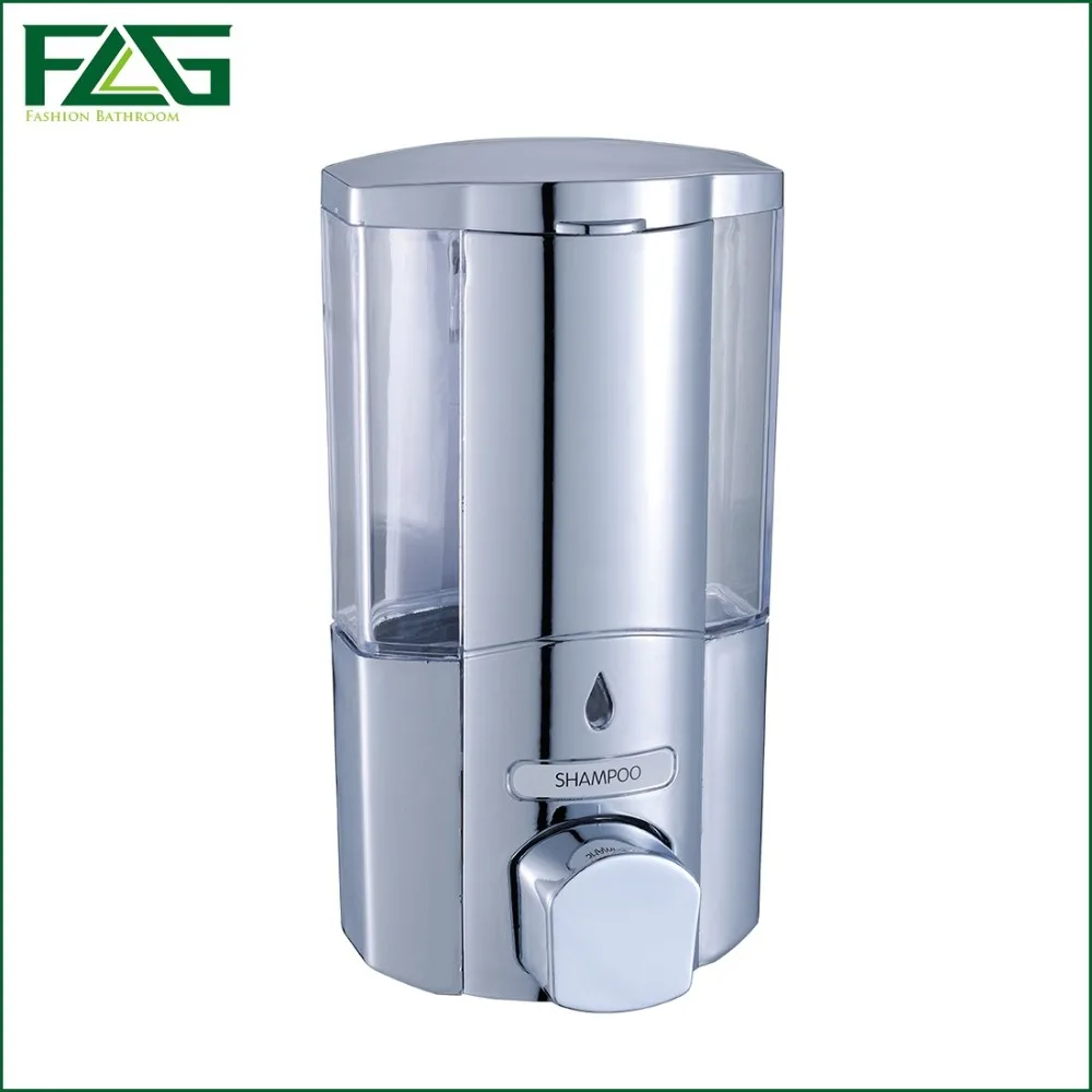 Wall Mount Soap Sanitizer Shower Bath Shampoo Dispenser Lock For