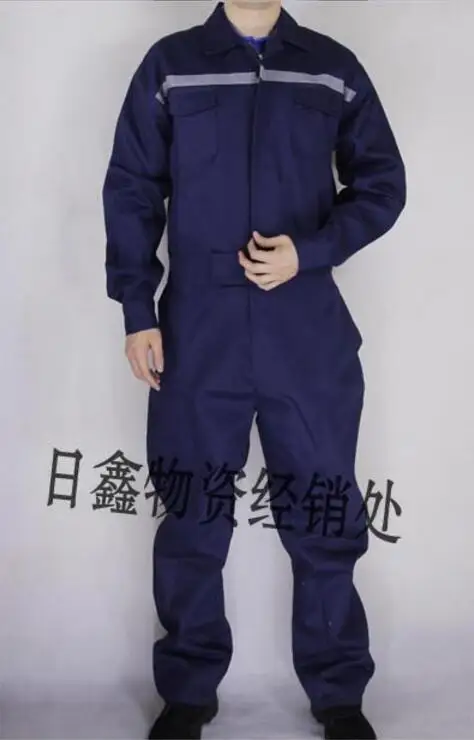 S-3XL! Горячая новинка Мужская одежда хлопок, цельный комбинезон для работы износостойкий комбинезон для инструментов плюс размер - Цвет: Dark blue