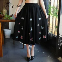 Новое платье с вышивкой в этническом стиле на весну и лето