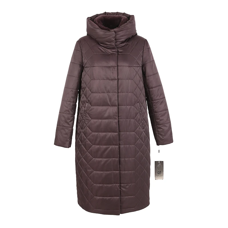 

women winter long coat parka jacket hooded plus size 7XL 6XL 8XL 64 7-28370 D