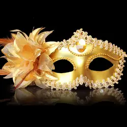 Сексуальная Венецианская маска Венеция перо цветок свадьба Карнавальная маска для вечеринки костюм для сцены Секс Леди Маска для косплея