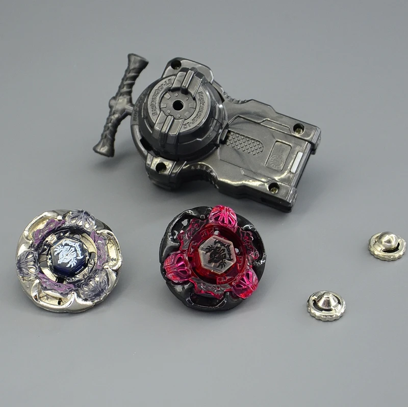 

New Bey Metal Fury Spinning Top Set Toy Gravity Persues Switching Pair with Left Right Pull Launcher