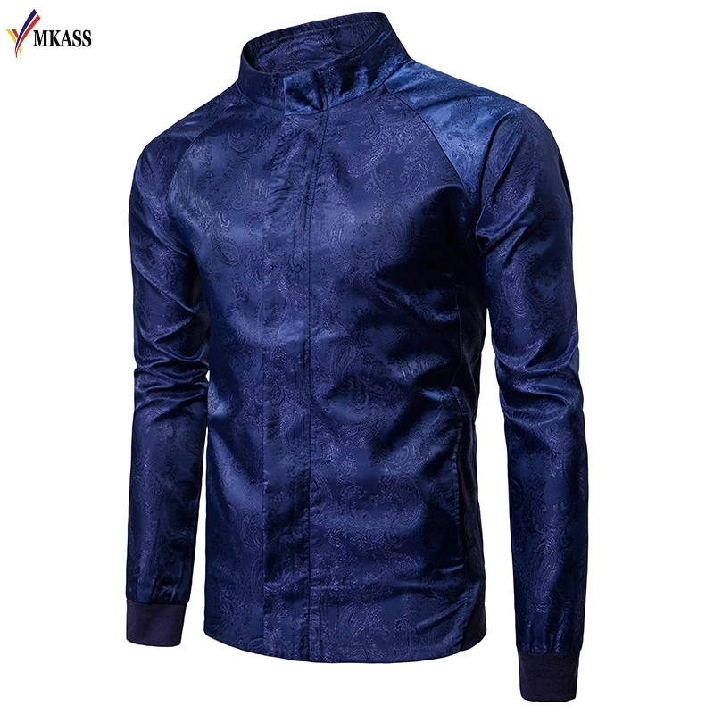 2018 Hot Men Spring Autumn Jackets and Coats Jaqueta Masculina Male Causal Fashion Slim Fitted Large Size Zipper Jackets Hombre
