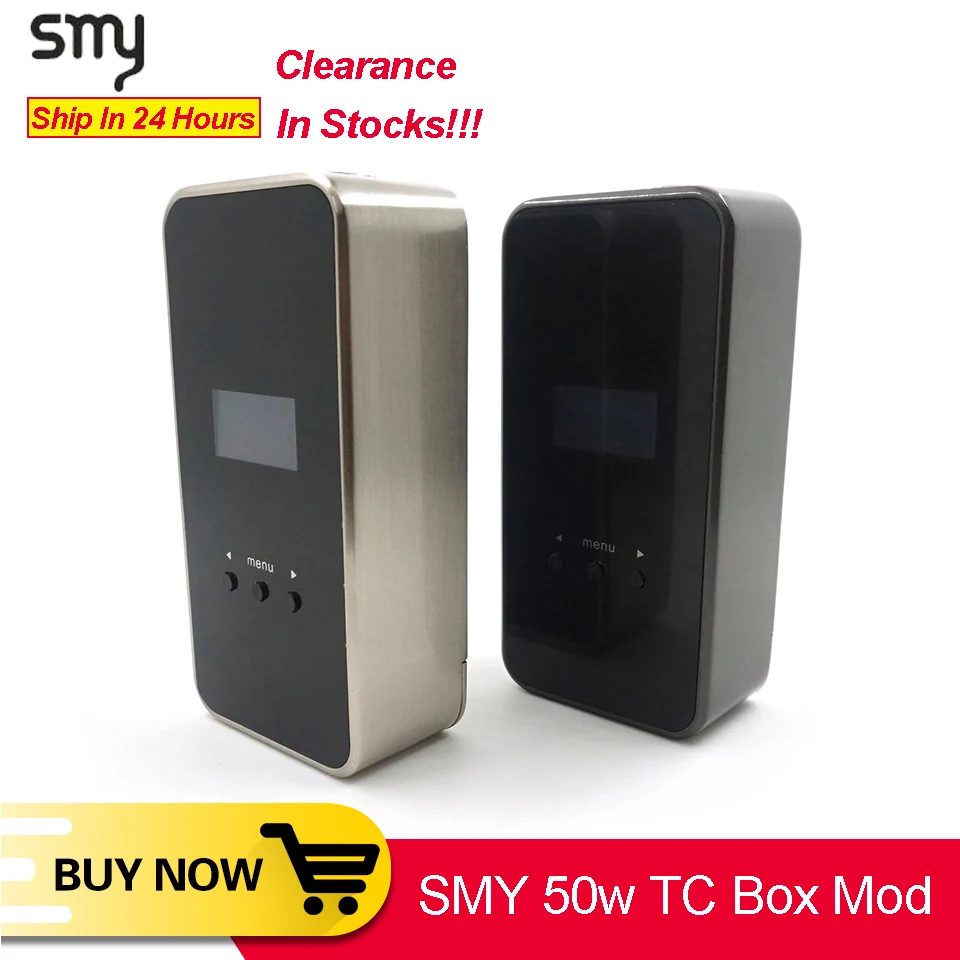 [Clearance] Original SMY 50 TC Box Mod for IJoy RDTA plus Tank electronic cigarette vape mod VS squonk minifit KOOPOR MINI Mod