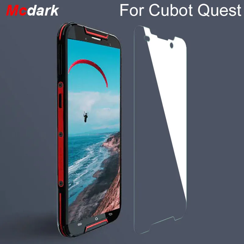 

Mcdark 9H Tempered Glass For Cubot Quest Screen Protector Film For Cubot Quest Cover Glass Film Easy To Install Phone Film