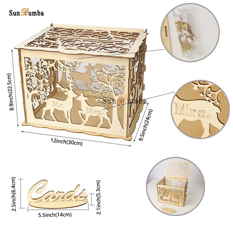 Wedding card box MUW-328-10