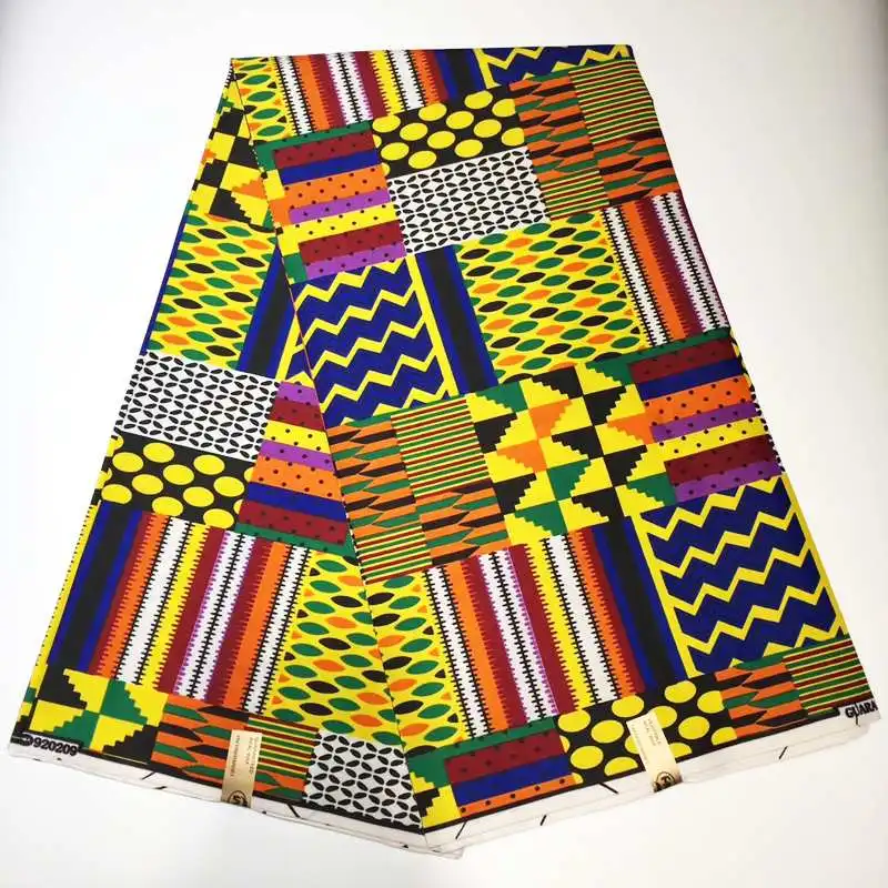 

cheap african wax print fabric ankara fabrics new wax prints 100% polyester wax high quality for women party dresses 6yards/lot