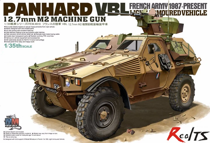 

Tiger Model 1/35 4619 French VBL.50MG Light Armoured Vehicle
