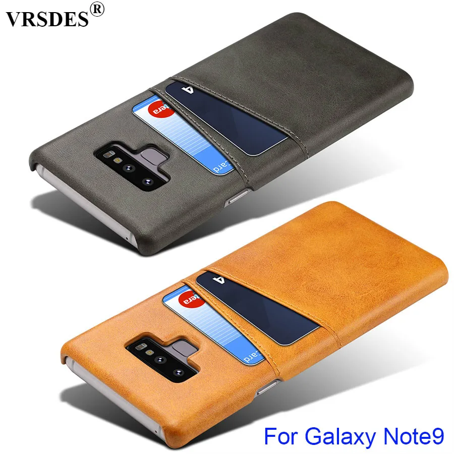 

Retro PU Leather Card Slots Wallet Case For Samsung Galaxy Note9 Case Card Slots Protective Cover For Galaxy Note8 S9 Plus Capa