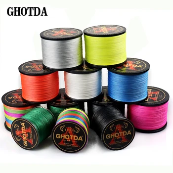 

1000M 8 Strands Braided Fishing Lines Multifilament PE Fine Fishing Line 22LB 31LB 39LB 43LB 51LB 61LB 78LB Diameter 0.18-0.5mm