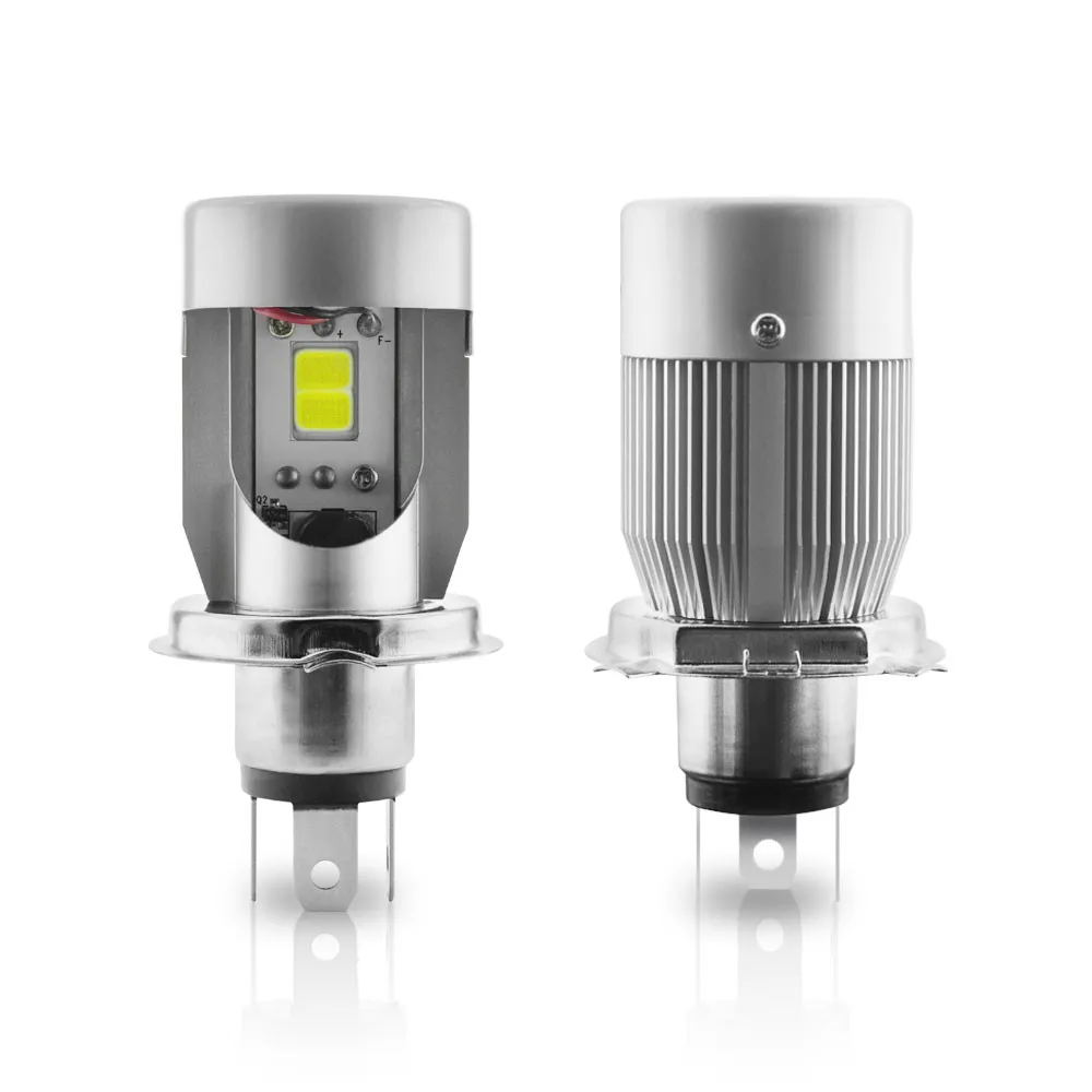 Kongyide светодиодный головной светильник 6000K 2x COB T4 H4 автомобиля 100W лампы 10000LM 6000K белый лампы светильник комплект светодиодный светильник Faro светодиодный JU19