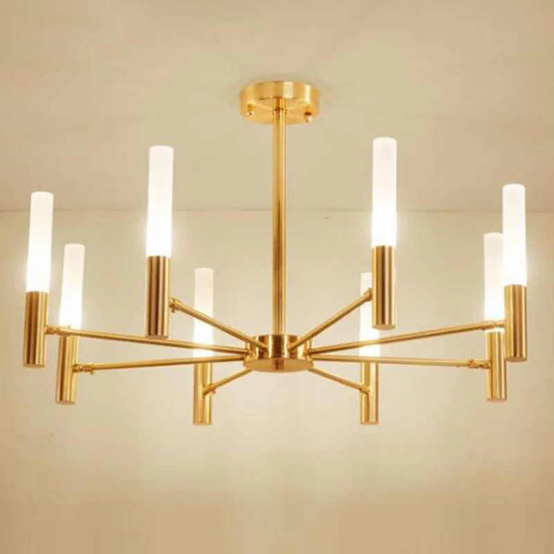 

American Style Modern Chandeliers For Living Room Hallway Bedroom Spinning Chandeliers Electrical Device LED Lamp