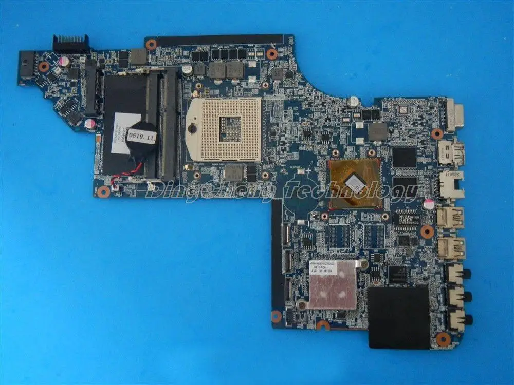 45 days Warranty For hp DV7-6000 DV6-6000 659094-001 laptop Motherboard for intel cpu with HM65 HD6770/1G non-integrated graphic