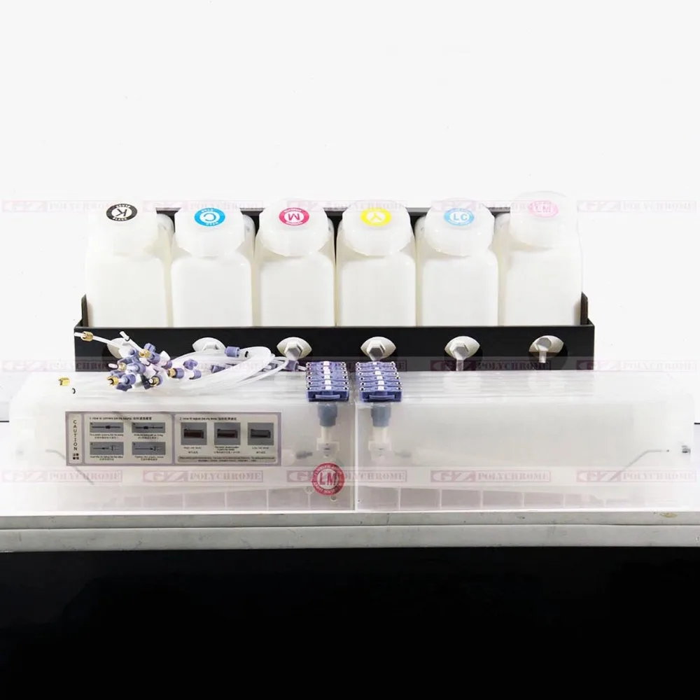 Printer Continuous Ink Supply System CISS Bulk Ink Tank and Ink Cartridge Abssembly System for