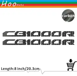 Для Honda CB 1000 R мотоциклетные Стикеры наклейка Карбон Стикеры колеса обтекатель шлем 5D углеродного волокна Стикеры