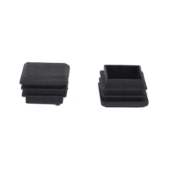 

10 Pcs Black Plastic Square Tube Inserts End Blanking Cap 25mm x 25mm
