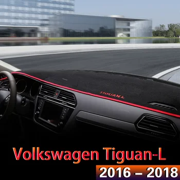

1Pcs For Volkswagen VW Tiguan L 2016 2017 2018 Car Dashboard Center Console Cover Dash Mat Protector Sunshield Cover Accessories