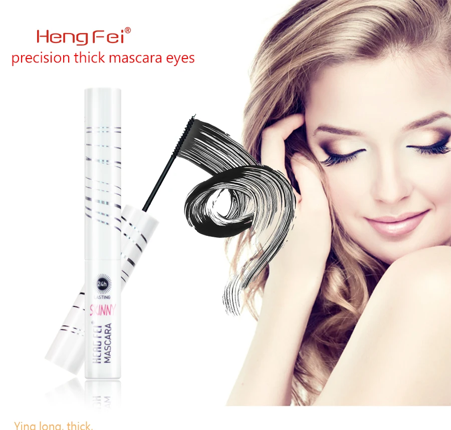 HENGFEI бренд тушь для ресниц для женщин завивка удлинение черный водонепроницаемый Mascaras макияж