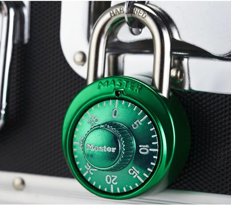 Master Lock Keyed Padlock Password Smart for Lock for a Suitcase Combination Lock for bag Carousel gym locker lock Mini (9)
