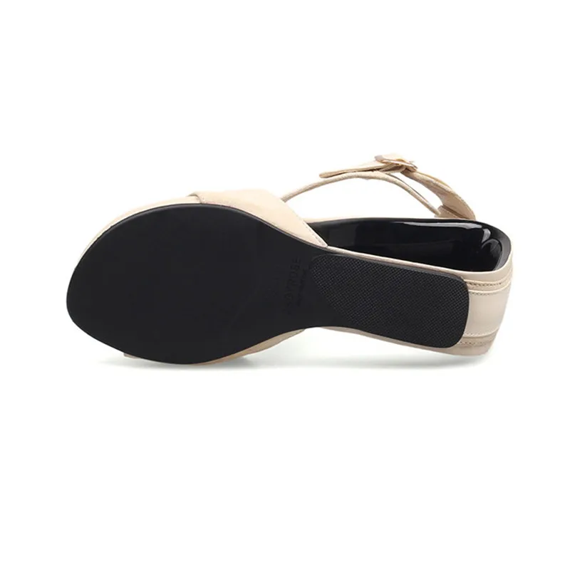 Женские сандалии гладиаторы из натуральной кожи на танкетке|leather summer shoes women|summer