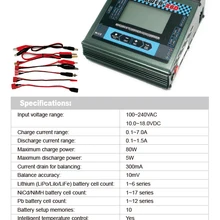 X6D LIPO зарядное устройство для самолёт на радиоуправлении