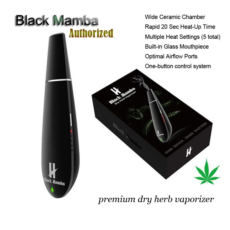 100% Original Black Mamba Venom Dry herb Vaporizer Vapor Vape Pen Herbal Portable E Cigarrette ecig Kit 100% Original Black Mamba Venom Dry herb Vaporizer Vapor Vape Pen Herbal Portable E Cigarrette ecig Kit
