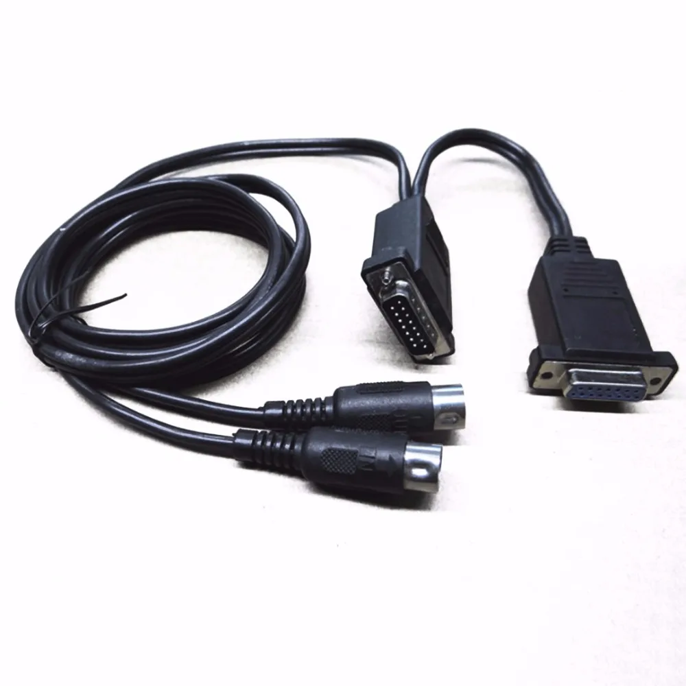 

High Quality MIDI To Joystick Game Port Audio Cable DB15 5 Pin DIN Wire Cord Length 1.8m