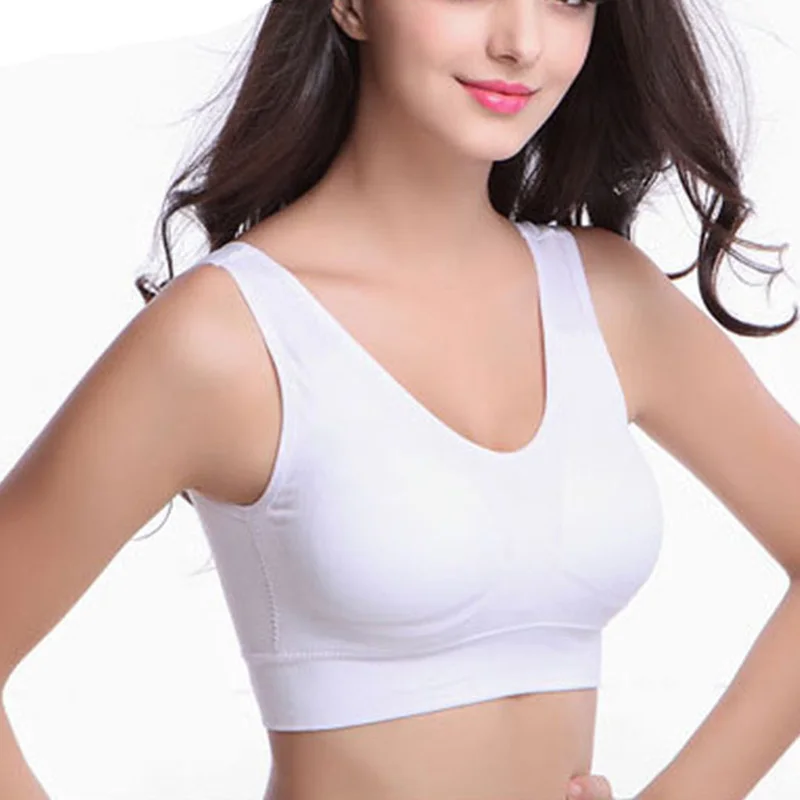 

Hot sale Girls Solid Bra Underwear Cotton Hasp Wireless Young Girl Sporting Bra Small Vest Design F0031