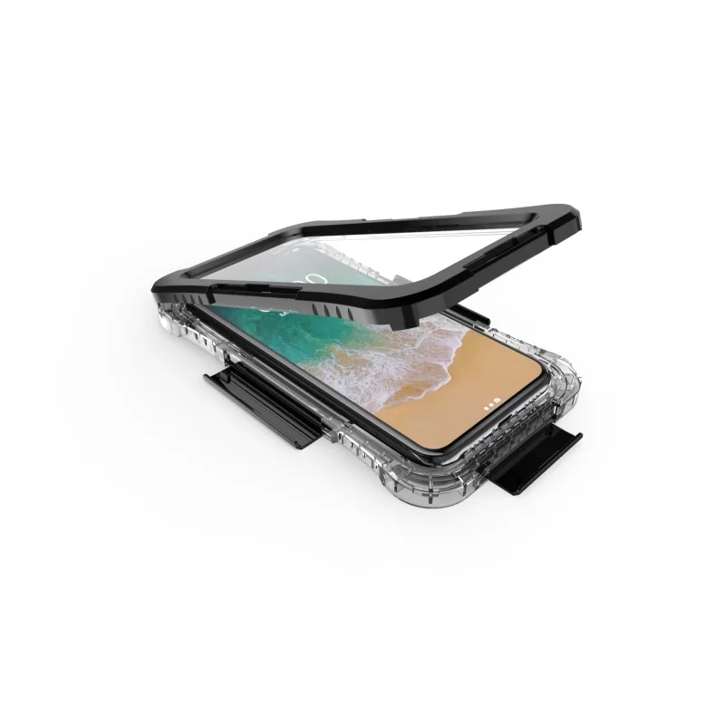 Seonstai للماء القضية ل iphone x السباحة الغوص صدمة المياه والدليل حالات آيفون 8 7 6 6 ثانية زائد التزلج الغطاء الخلفي fundas