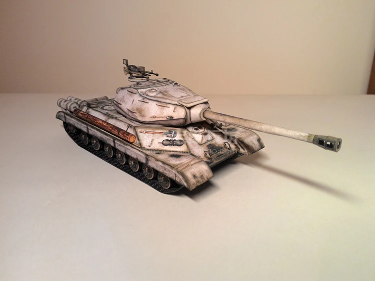 Советский тяжелый танк IS-4M 1:50 бумага модель танк мир Военная Униформа оружие ручной работы DIY игрушка