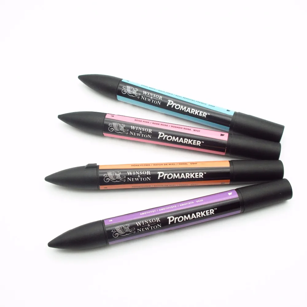 Winsor Newton Promarker Twin Hard Tip Graphic Marker Pen Set Art Markers Aliexpress