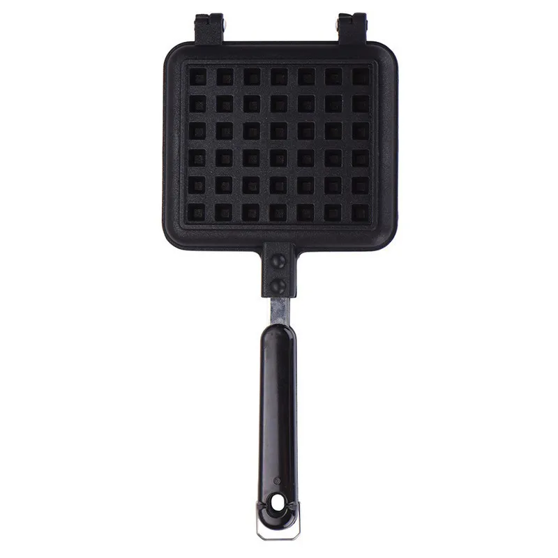 Household Non-Stick Waffles Mold Cake Molds Waffles Pan Trays DIY Muffins Mould Stove Bakeware Tools Black