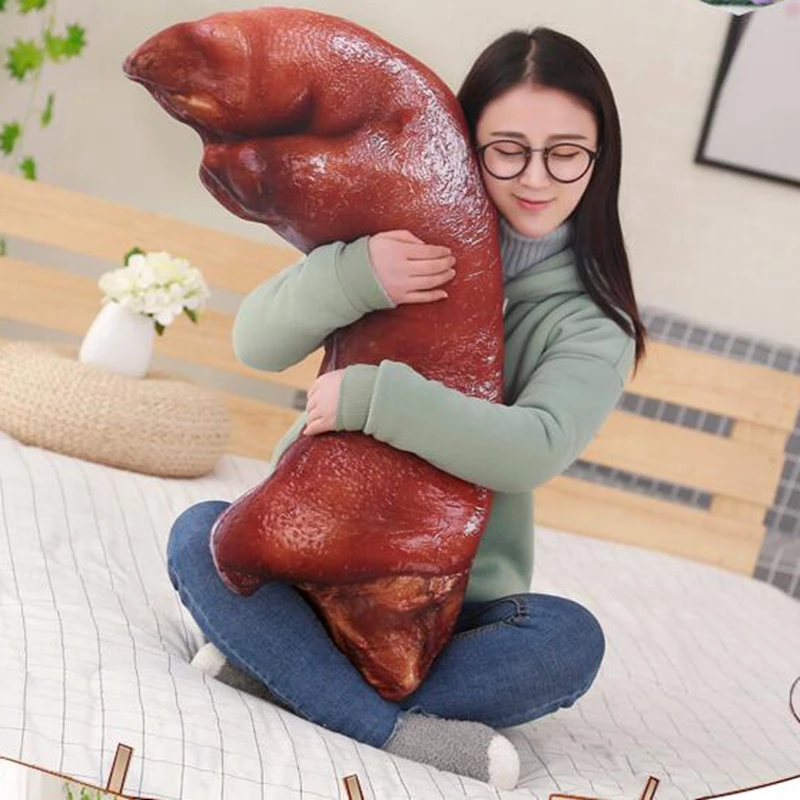

Cuddly imitation pig trotter plush toy soft pig hand pillow doll sleeping pillow pig hand is a birthday gift for friends