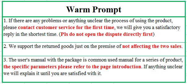 warm prompt