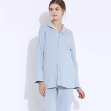Pregnant women pajamas cotton long-sleeved month clothing Maternity feeding postpartum breastfeeding Nursing Pyjamas home set цена Pregnant women pajamas cotton long-sleeved month clothing Maternity feeding postpartum breastfeeding Nursing Pyjamas home set цены онлайн