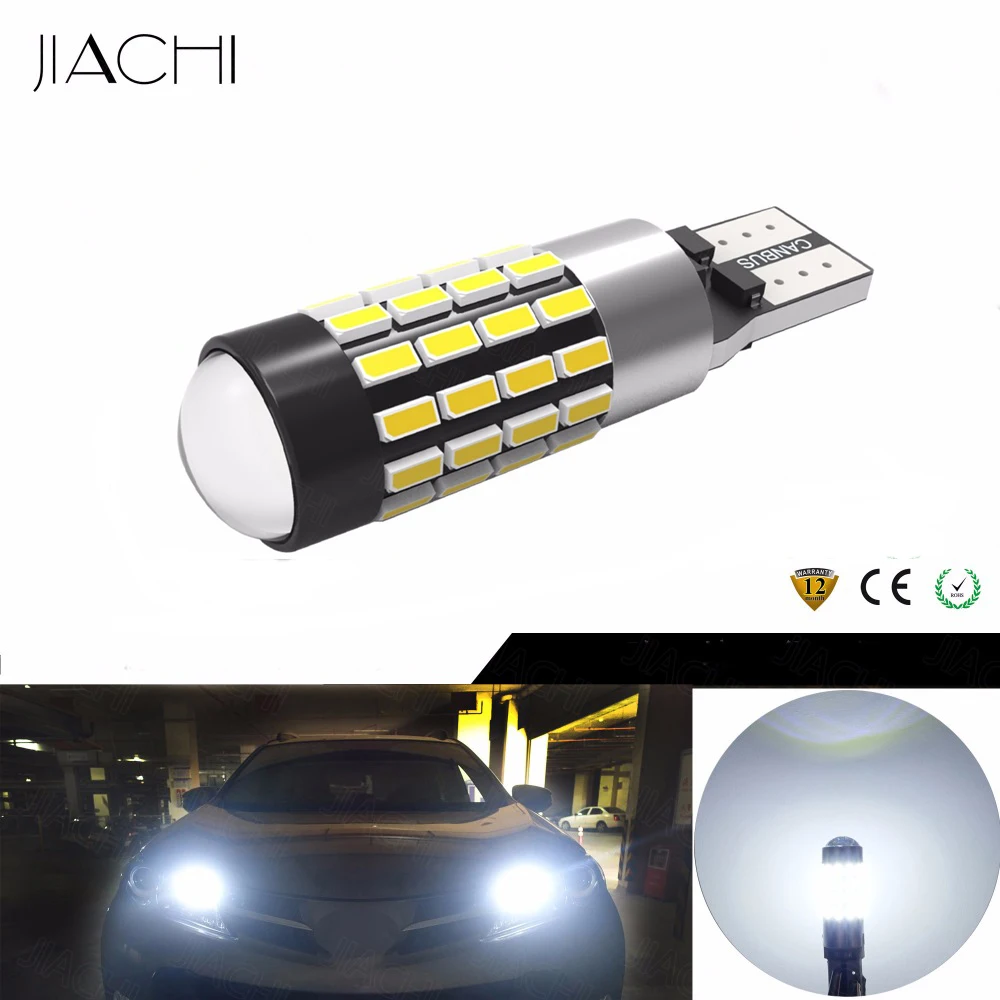 JIACHI 50 шт. T10 5W5 194 168 501 светодиодный Автомобильный интерьер источник света Canbus без