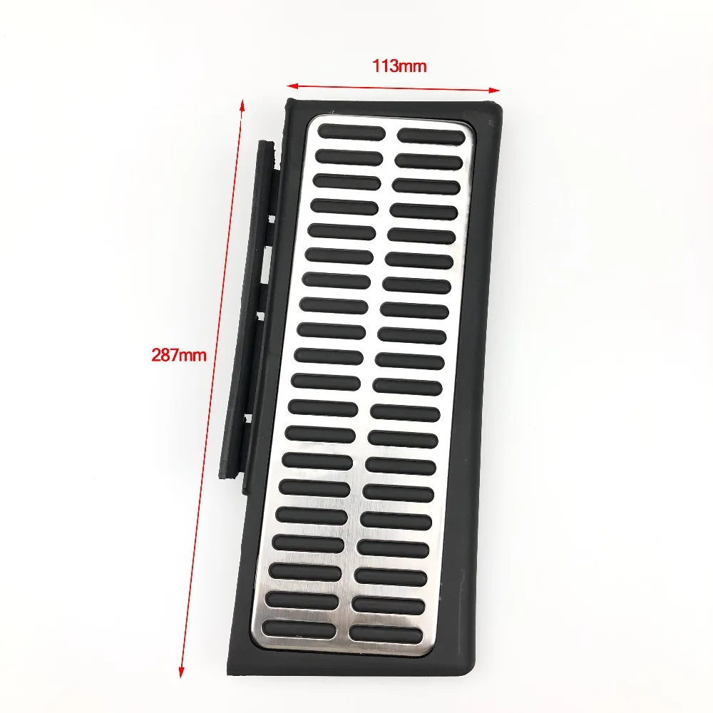 DoColors авто-Стайлинг металлический газ тормоз Подножка педаль накладка модифицированный чехол для Audi Q3 SQ3 A3 TT S3 S1, авто аксессуары