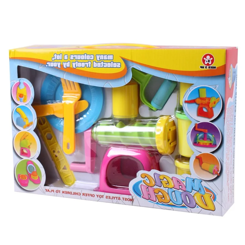 

DIY Colorful Set Molds Massinha Tools Ple Plasticine Mold Baby Toys For Learning Kids Plasticine And Tool Kit