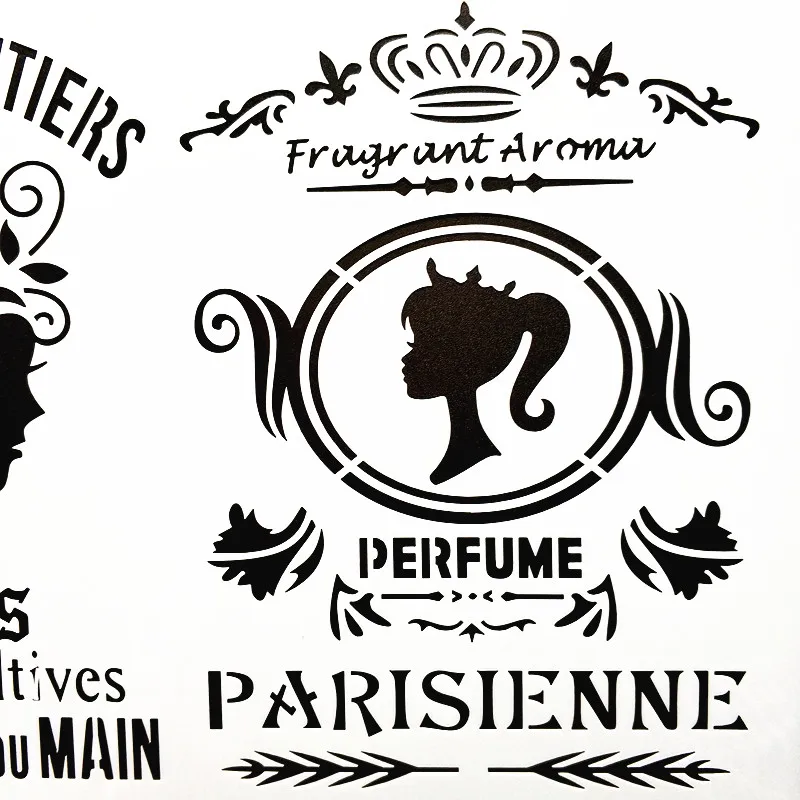 DIY Craft A4 Size Art Stencil Template For Wall Painting Scrapbooking Stamping Photo Album Decorative Embossing Paper Cards DIY Craft A4 Size Art Stencil Template For Wall Painting Scrapbooking Stamping Photo Album Decorative Embossing Paper Cards