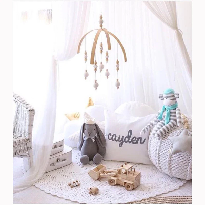 Nursery Baby Crib Mobiles For Girls Creative Hanging Toys Bed Bell