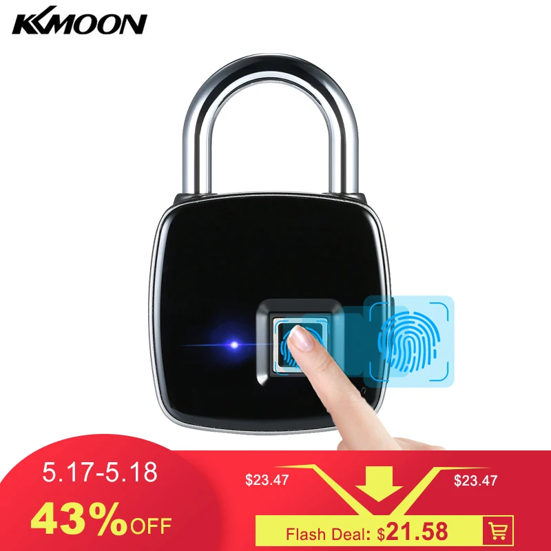 

Smart Lock Keyless Fingerprint Lock cerradura inteligente Anti-Theft Security Padlock Door Luggage Case Lock