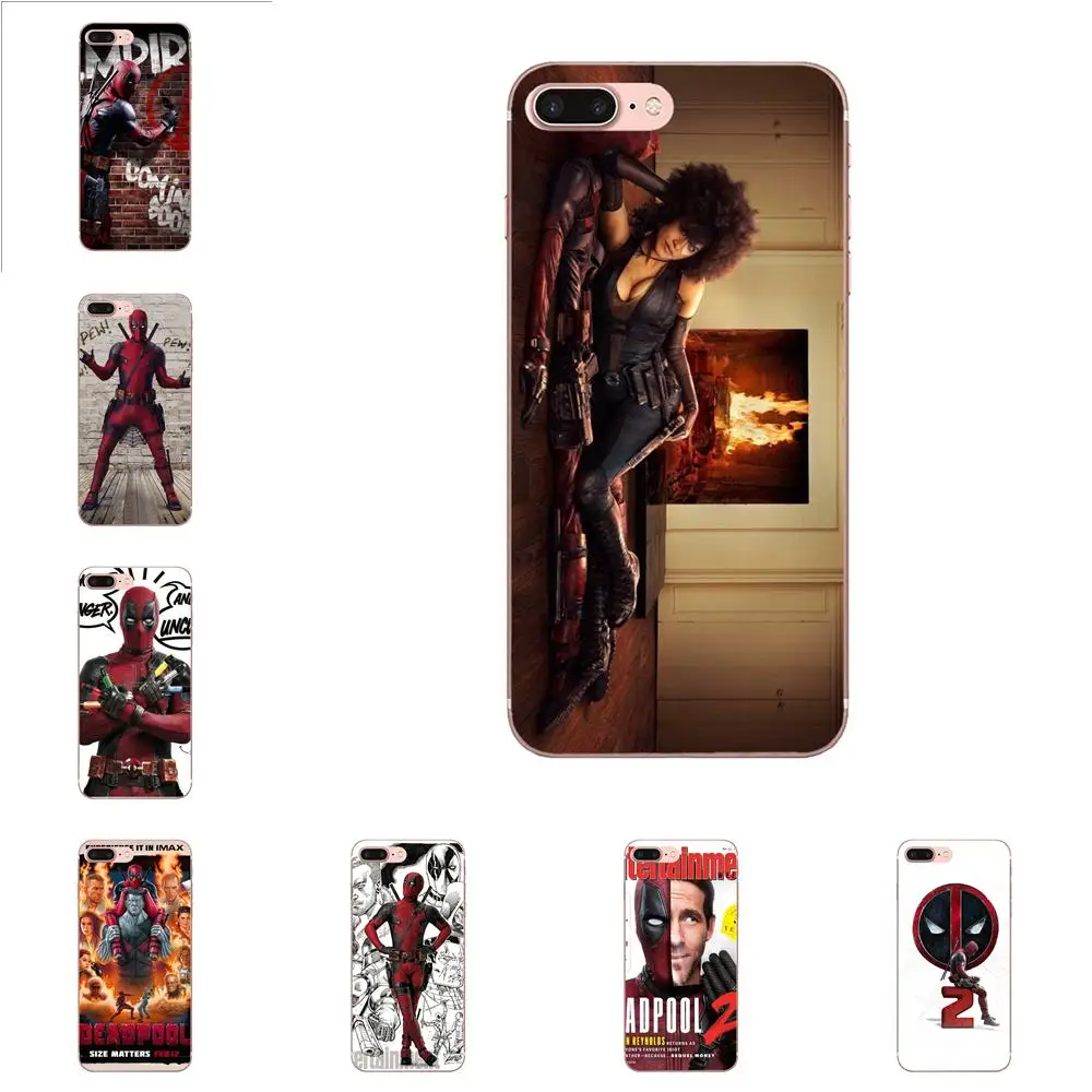 

Customized Pictures Black Phone Case For Xiaomi Redmi Mi Note 7 8 9 SE Pro Lite Go Play Marvel Hero Deadpool 2