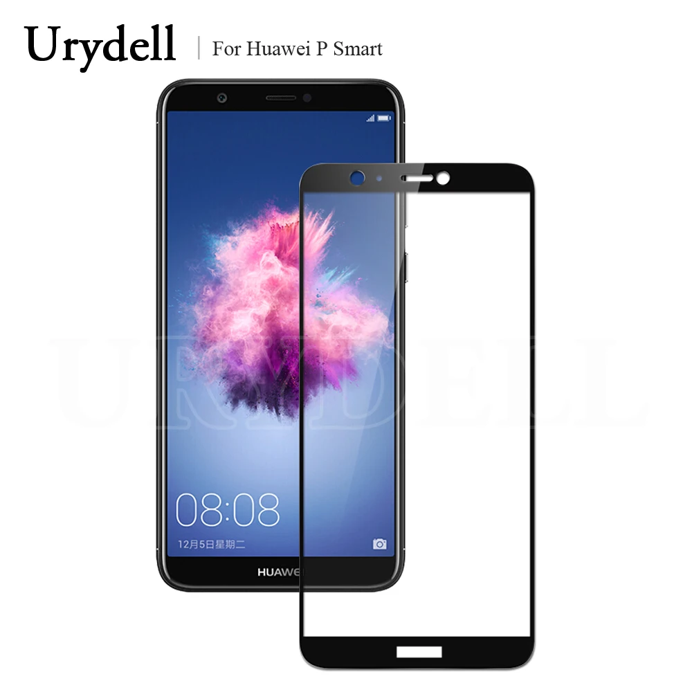 

Tempered Glass For Huawei P Smart Screen Protector Enjoy 7s Full Cover for Huawei P Smart 2018 3D Curved Edge Film