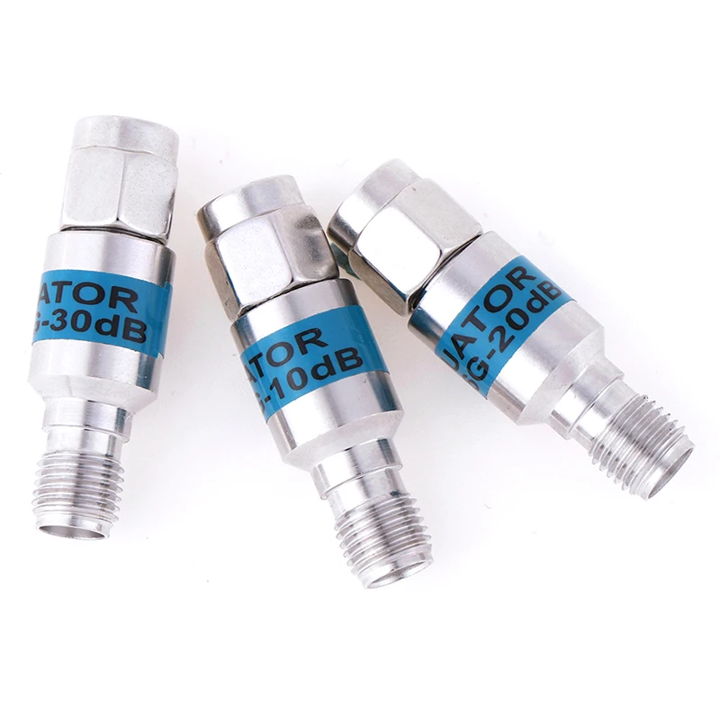 1Pc 2W SMA DC-6GHz Coaxial Fixed Attenuators Frequency 6GHz SMA Fixed Connectors