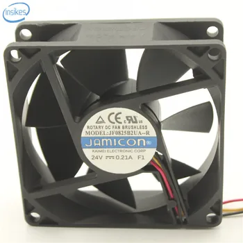 

JF0825B2UA-R Copy Printer Cooling Fan DC 24V 0.21A 3600RPM 8CM 8025 80*80*25mm 3 Wires