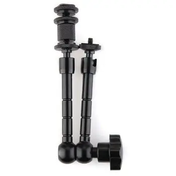 

11" inch Articulating power Magic Arm fr mounting HDMI Monitor LED lights Camera