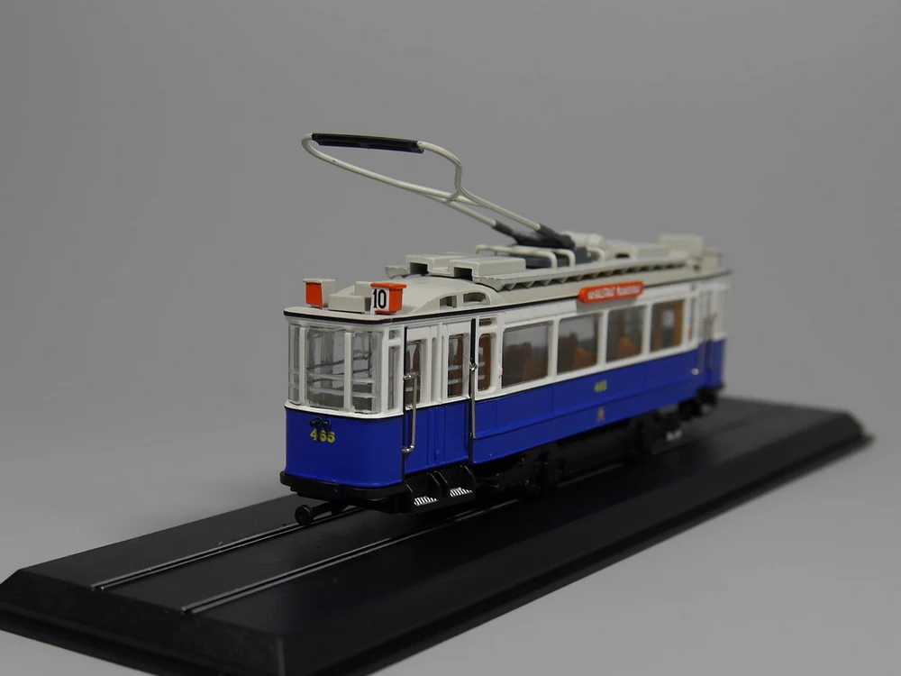 Ho модель в масштабе 1: 87 масштаб трамвай blauwe Wagen 465(beijnes) 1929 литья под давлением модели автомобиля