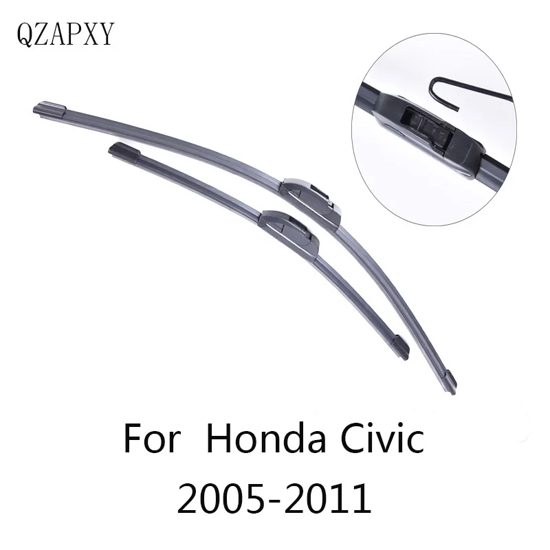 QZAPXY щекта стеклоочистителя для Honda Civic 7th 8th 9th из 2001 2002 2003 2004 2005 до стеклоочиститель аксессуаров для автомобилей - Цвет: 2005-2011